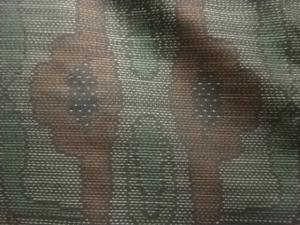 アンティーク　変わり刷毛目模様織り出し本場泥大島紬着物